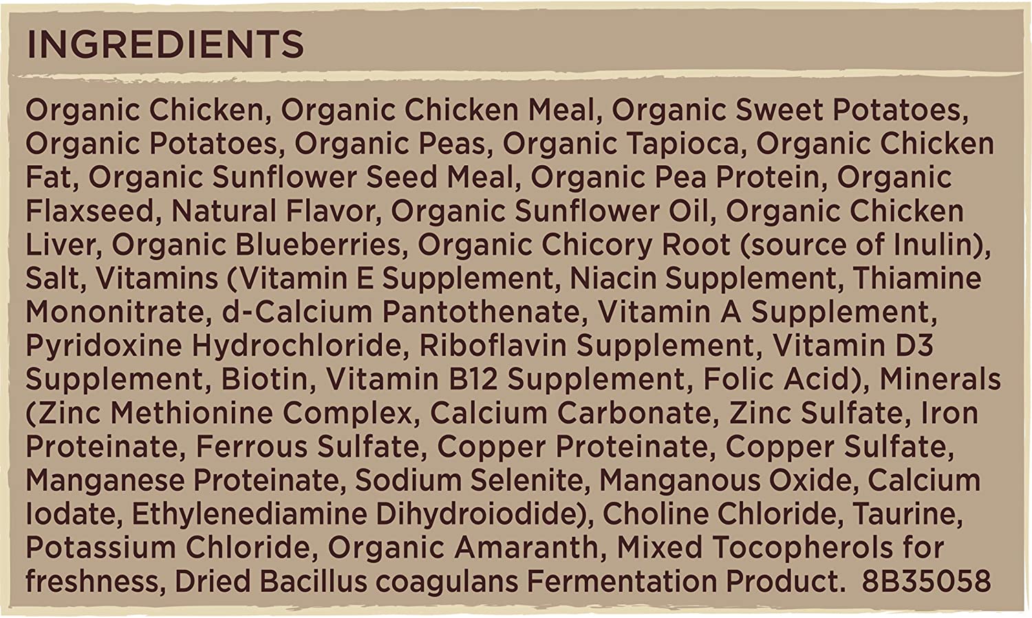 Castor and Pollux ORGANIX Grain Free Small Dog Food Recipe, Organic Dog Food - 4 lb. Bag - Image 4