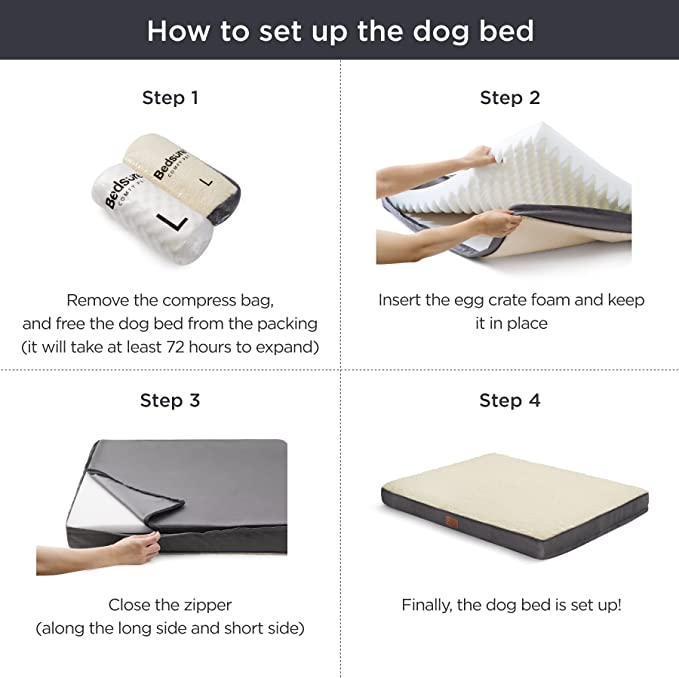 Bedsure Dog Bed for Large Dogs - Image 3