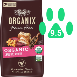 Castor and Pollux ORGANIX Grain Free Small Dog Food Recipe, Organic Dog Food - 4 lb. Bag