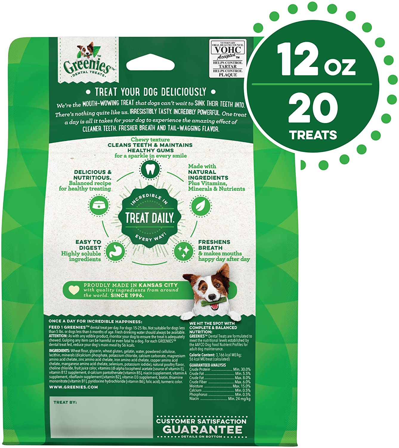 GREENIES Original Oral Health Dog Treats - Image 2